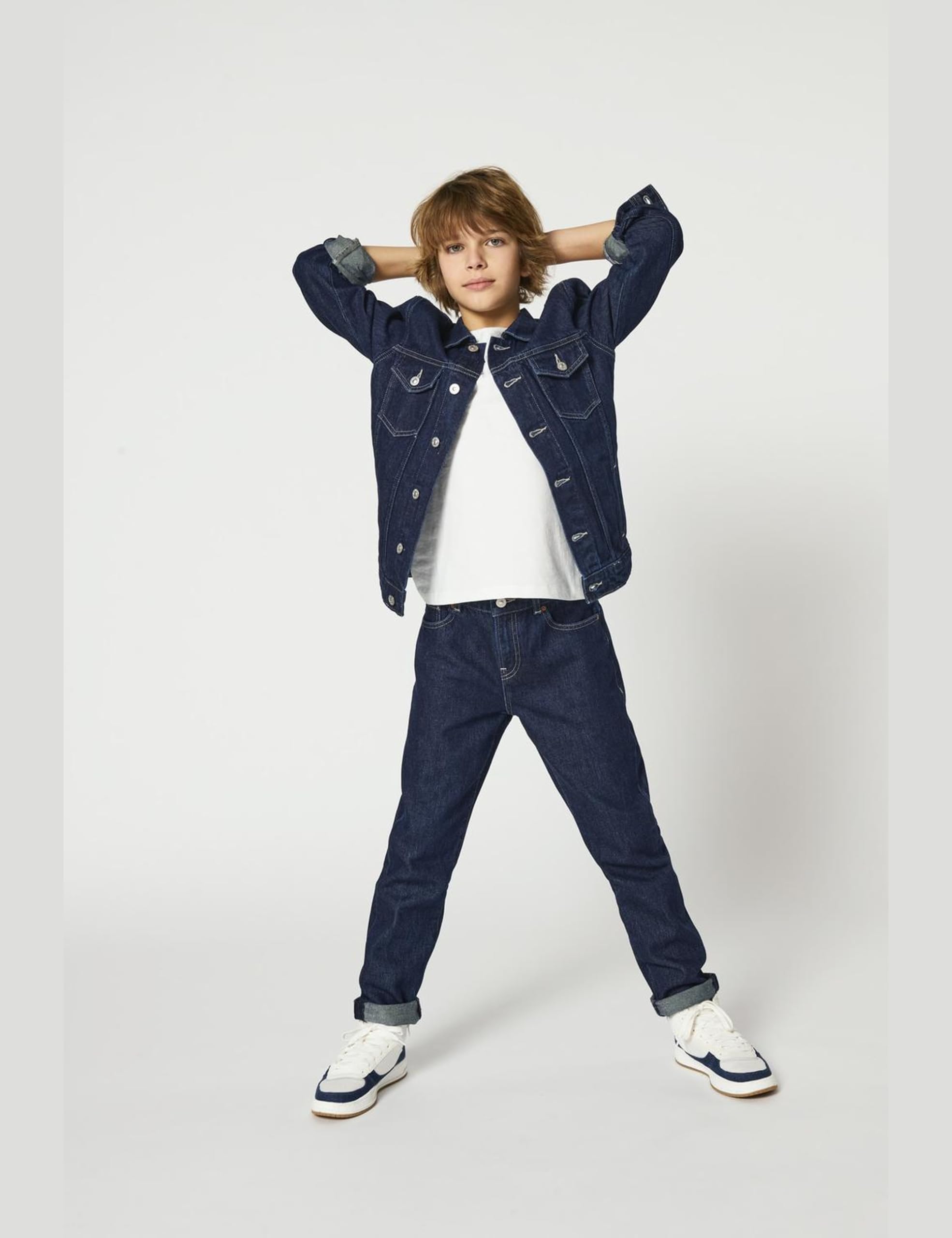 KIDS ONLY Kobavi Loose Blue Jeans Dnm Noos - spodnie jeansowe Chłopcy