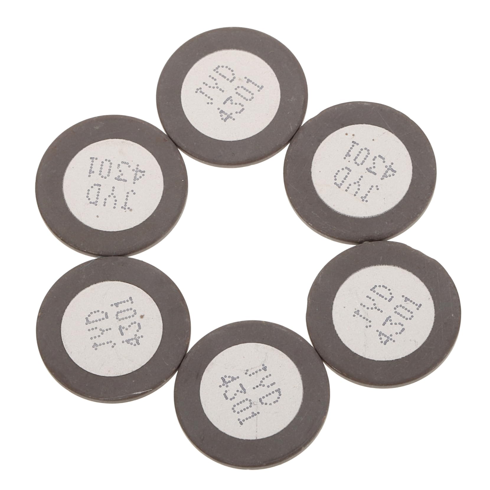 ULTECHNOVO 6pcs Ceramic Discs for Humidifier Atomizing Discs Replacement for Rockery Humidifier Water Vapor Misting