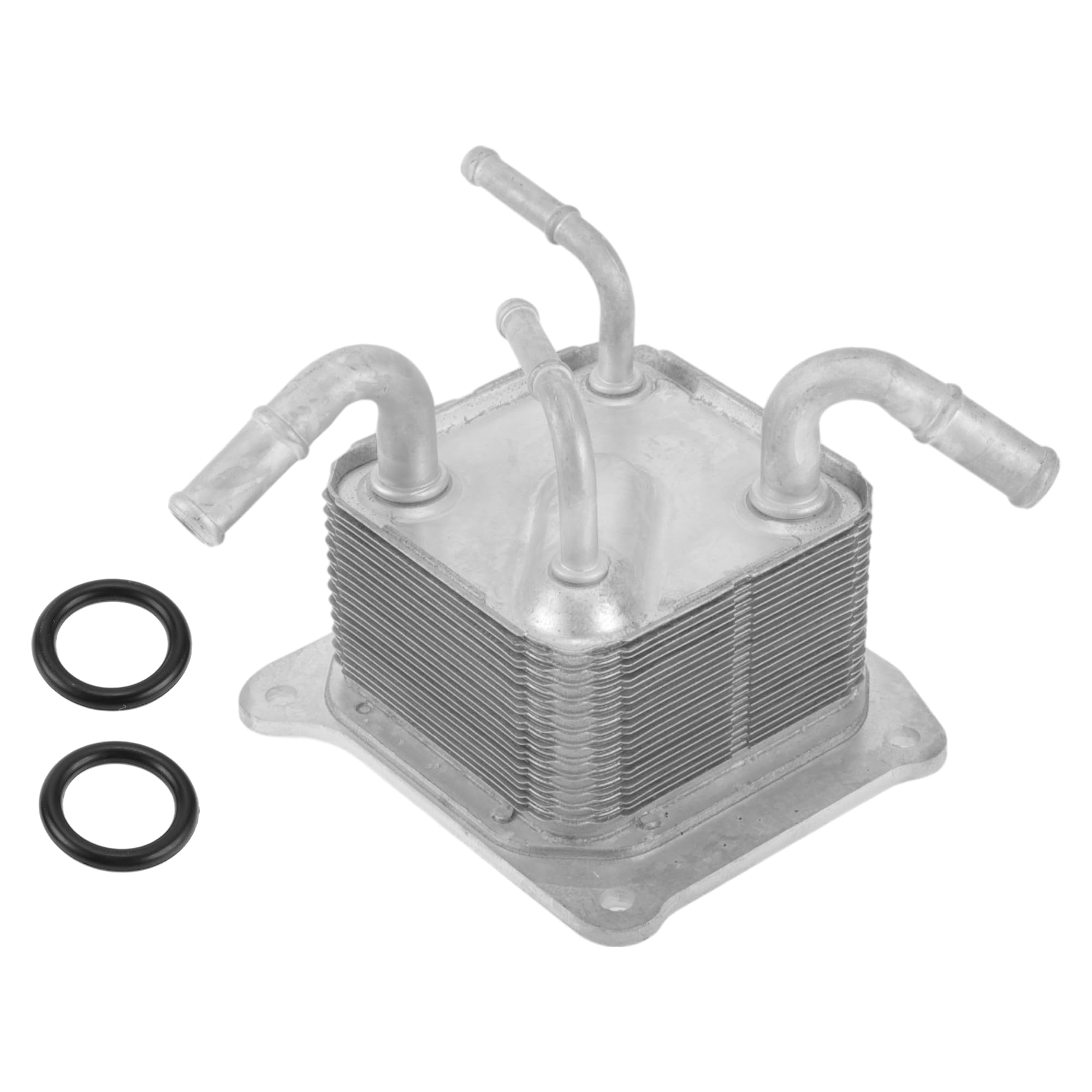 RATCHROLL Engine Oil Cooler for Nissan Versa 2012-2019 Transmission Oil Cooler Trans Cooler No.216063JX2C with O-ring Seals Aluminum Alloy 1 Set