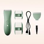 MERIDIAN The Trimmer Original - Body Hair Trimmer for Men, Electric Shaver for Pubic Hair, Chest, Legs & Bikini, Waterproof & Rechargeable