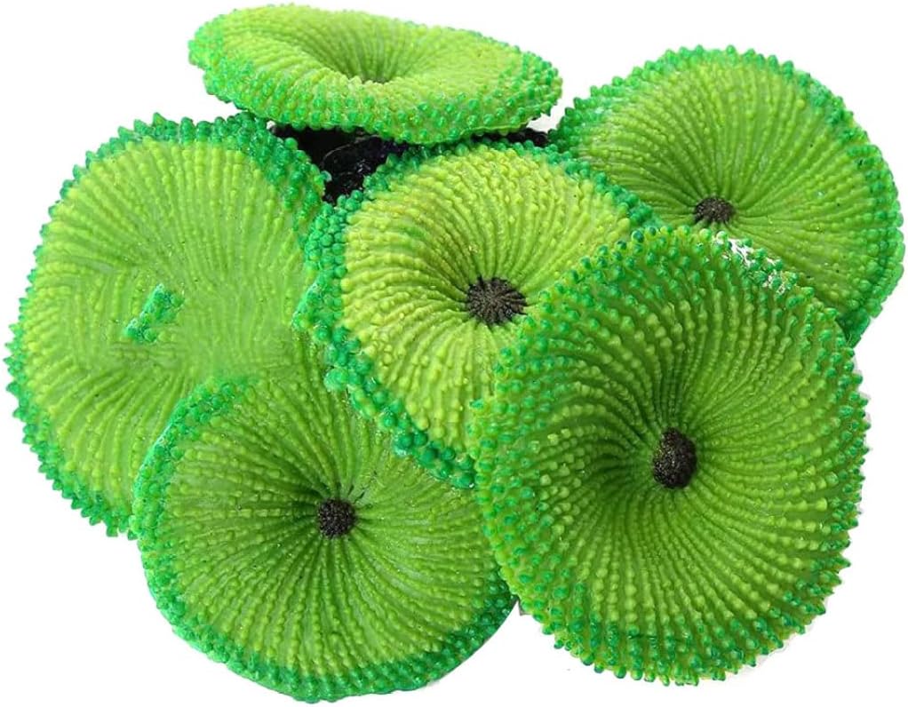 Fake Coral,Artificial Coral Fake Fish Tank Landscape Coral Aquarium Plants Ornament Decoration Green