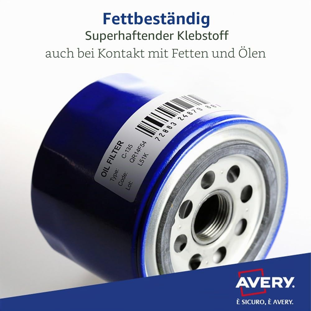 Avery Zweckform L6146-20 Sicherheits-Etiketten 63,5x33,9 mm