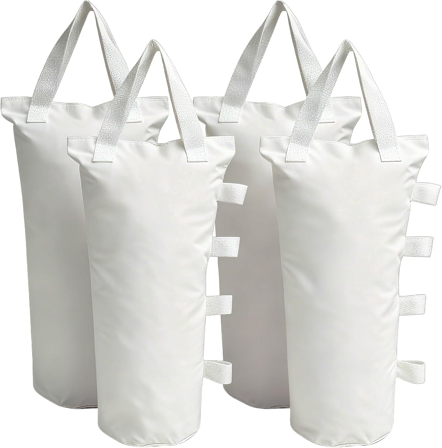 Extra Large Canopy Weights Bag Leg Weight for Pop up Canopy Tent Gazebo Patio Instant Outdoor Sun Shelter,120LBS Tent Weight Sand Bags (4Set White)