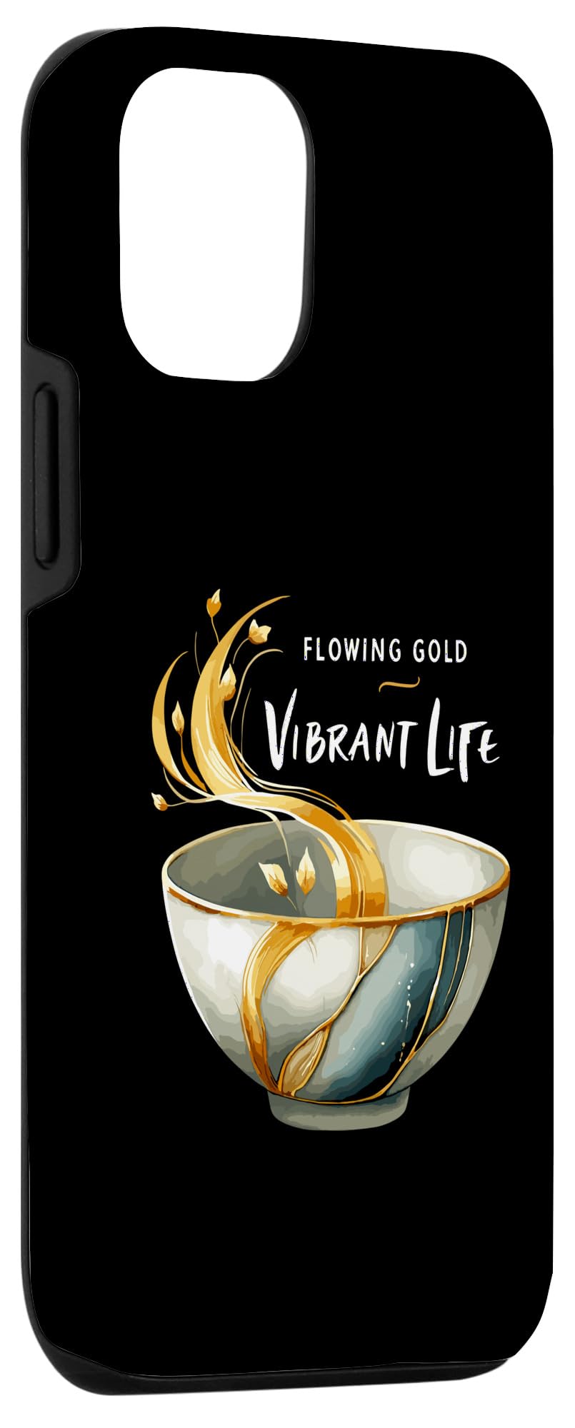 iPhone 15 Kintsugi Kintsukuroi Imperfect Japanese Art Wabi Sabi Case - Image 3