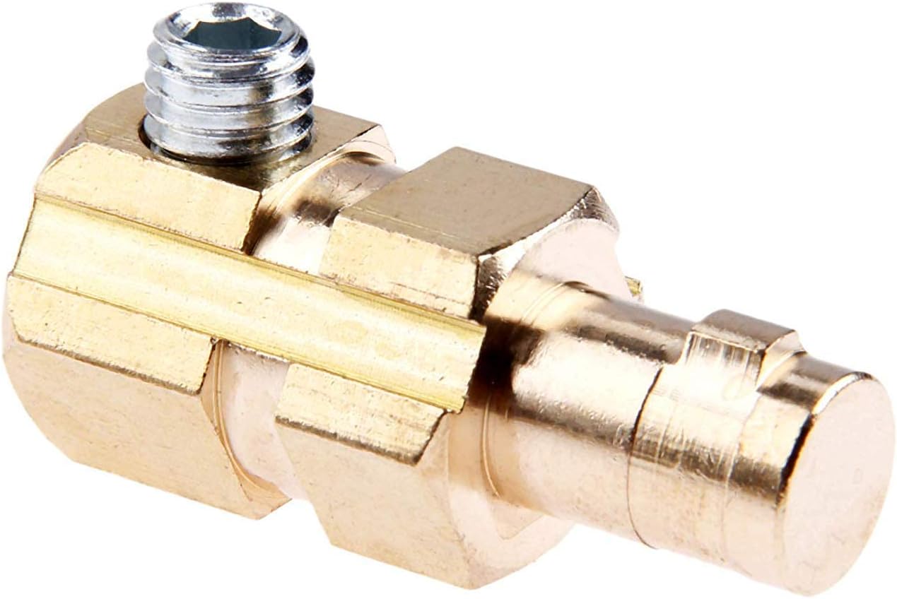 Heavy Insulated One Pair 300-400A 35-50mm Quick Fitting Plug + Panel Socket Cable Set Fit DKJ35-50, DKZ35-50 Dinse-Style Quick Fitting