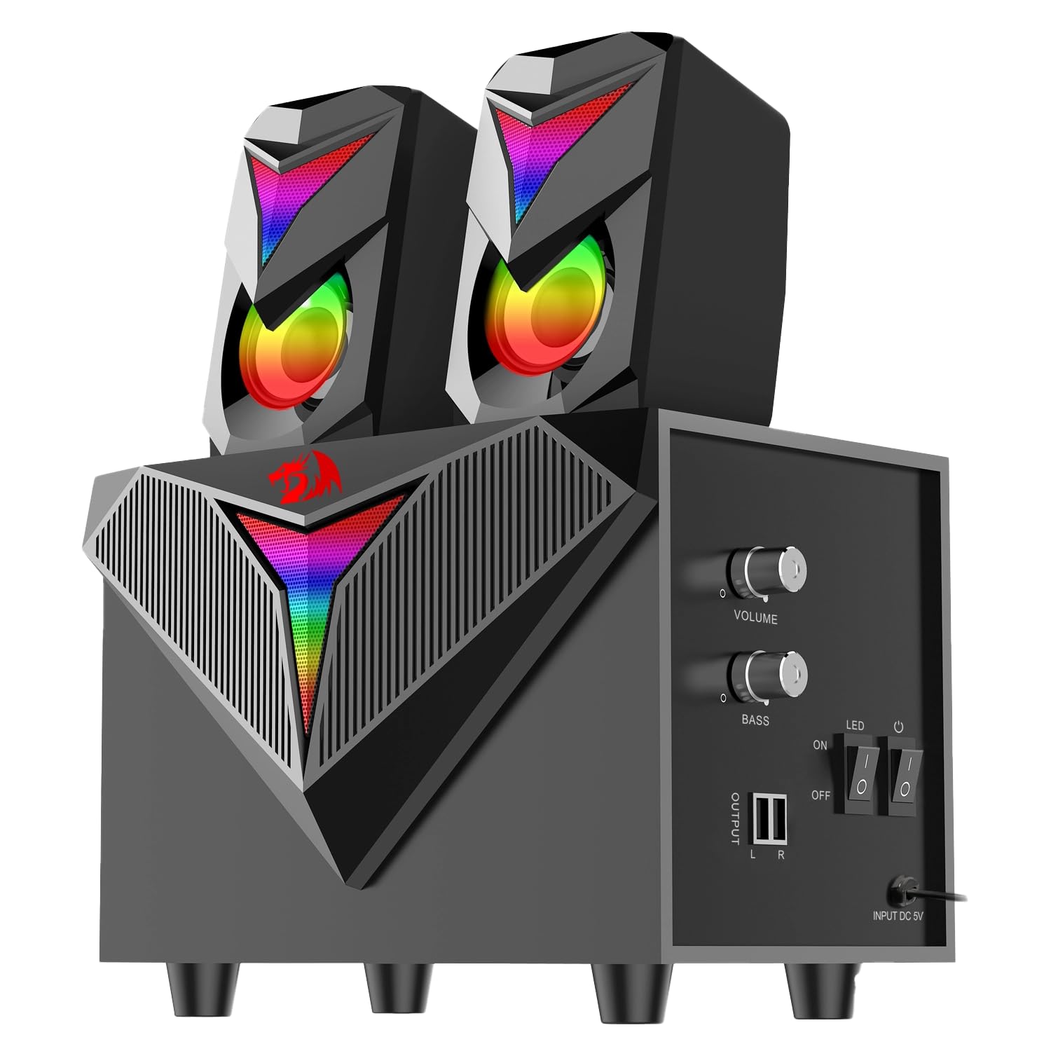Redragon GS700 Toccata, 2.1, Altavoces de Ordenador RGB | RED-GS700