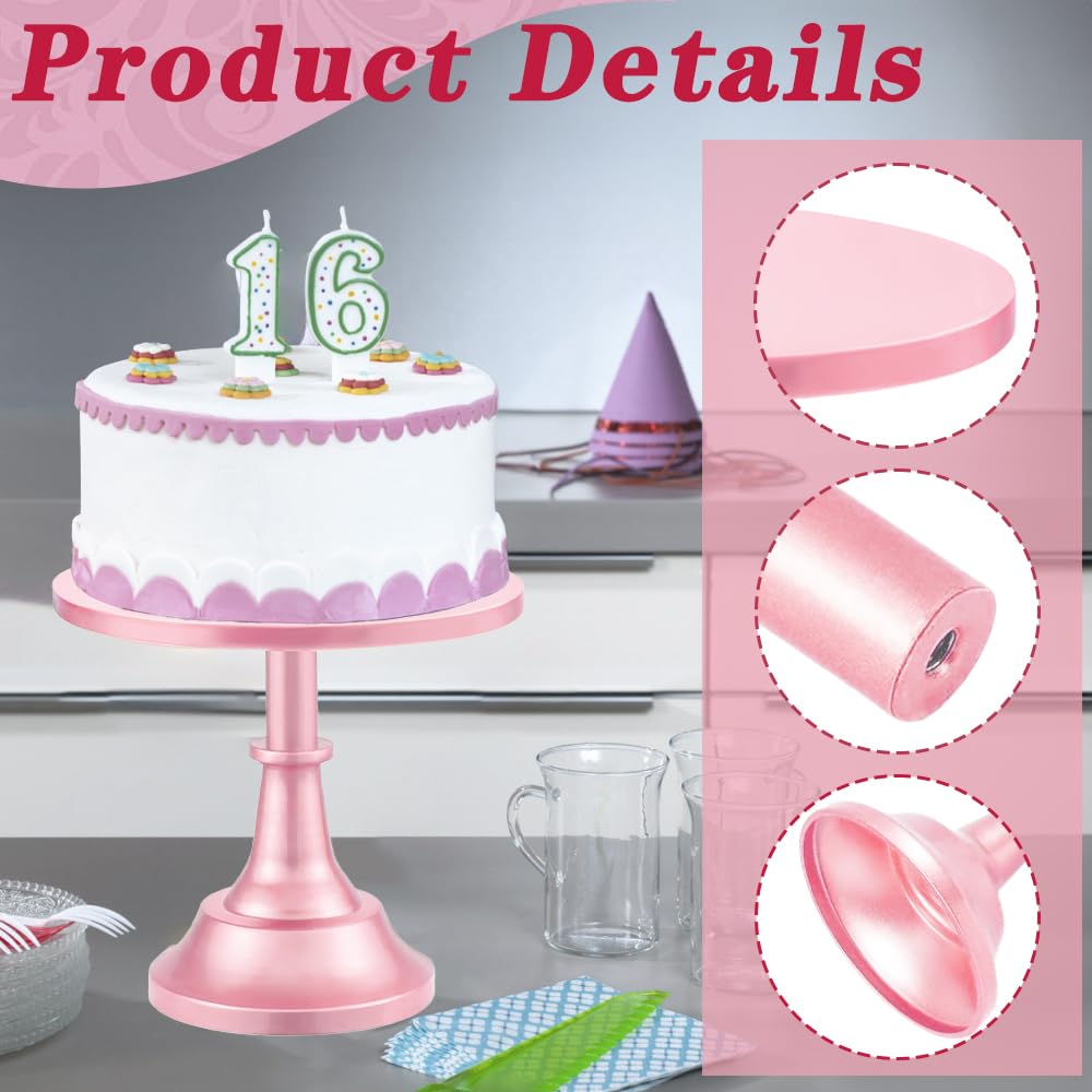 3 soportes para tartas con 20 piezas redondas, juego de soportes para tartas de 8 pulgadas, 10 pulgadas, 12 pulgadas, juego de exhibición perfecto de mesa de postre, soportes para cupcakes y
