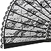 TINKSKY Spanish Victorian Hand Fan Black Lace Folding Fans Bamboo Hand Fans for Wedding Party Favor Fancy Dress