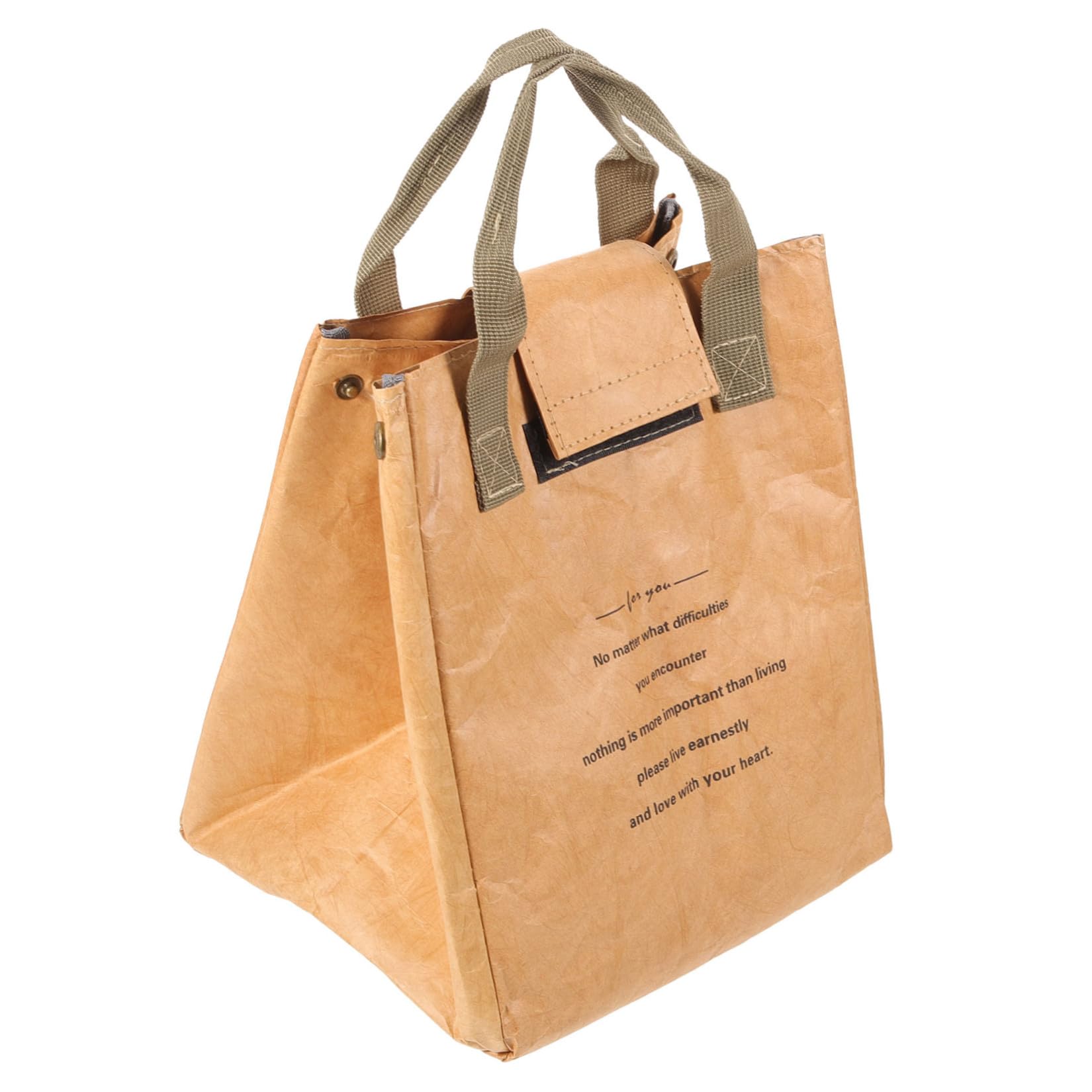 Cabilock 4er-box Bang Papiertüte Eisbeutel Bento-lunch-tasche Mittagessen Lunchbehälter Für Erwachsene Bento-papiertüte Arbeiter Kind Warmer Reis Lebensmittel Spezielles Kraftpapier