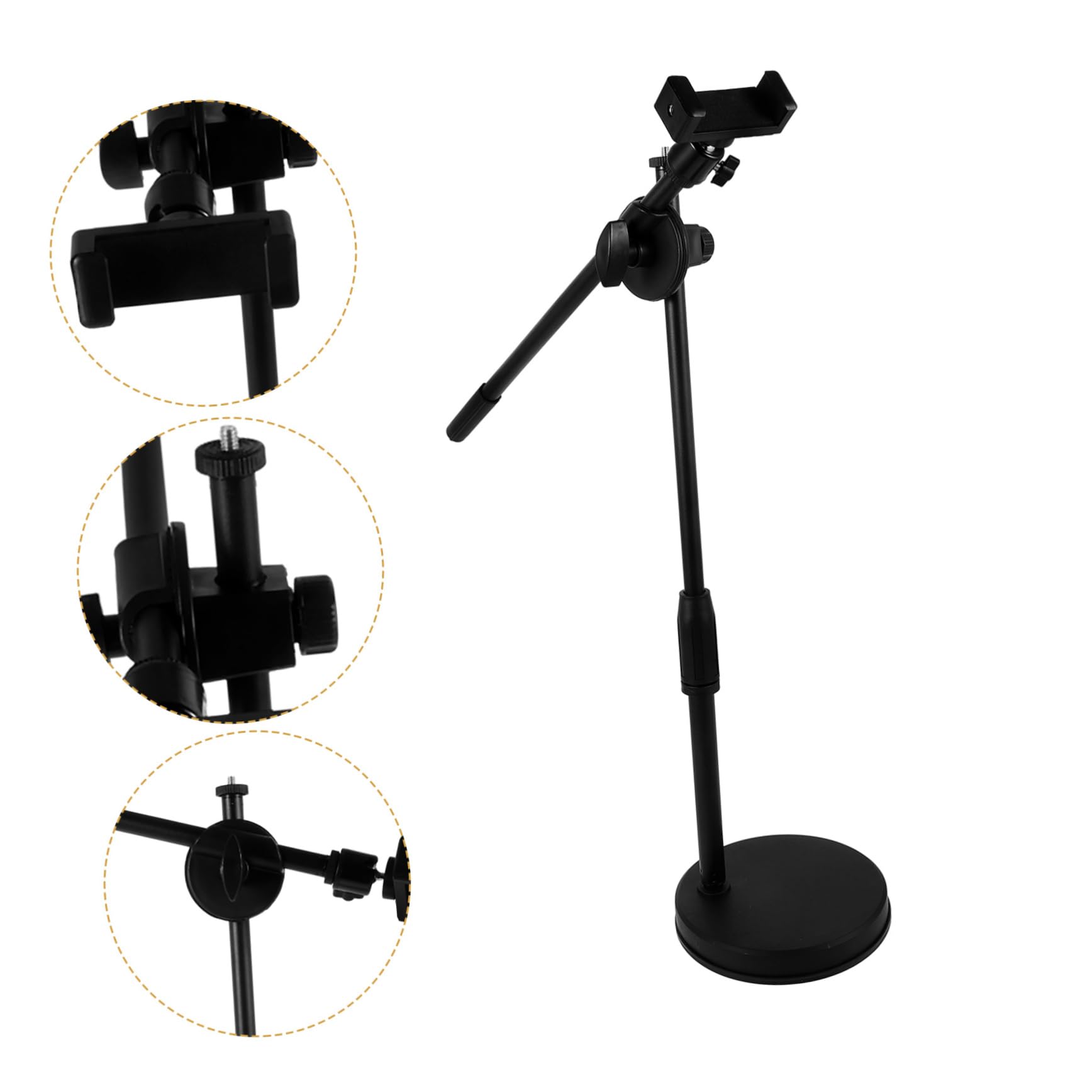 Holibanna Soporte de Fotografía de Escritorio para Teléfono Móvil Soporte de Cámara para Streaming y Grabación para Fotografía de Manicura y Dibujo