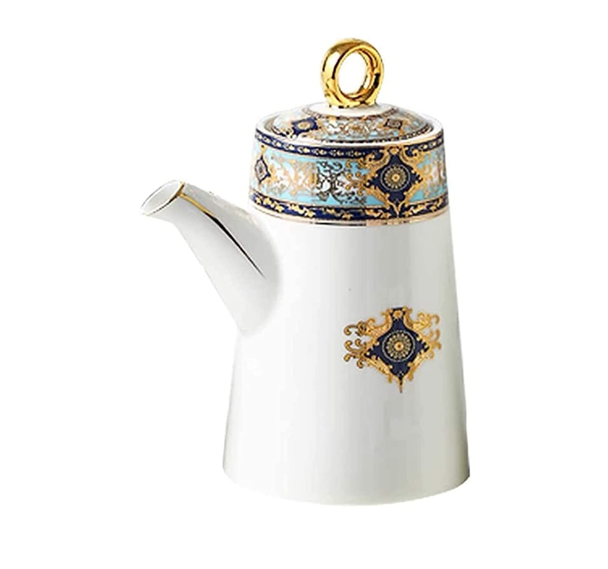 Set olio e aceto Dispenser for olio e aceto, bottiglia for olio in ceramica, bottiglia for salsa di soia in ceramica, oliera for olio d'oliva/salsa di soia/aceto, condimento liquido Oliera(11.2*16cm)