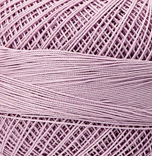 Hilo de Algodón Lizbeth Premium Color Púrpura Claro Tamaño 40 miniatura 2