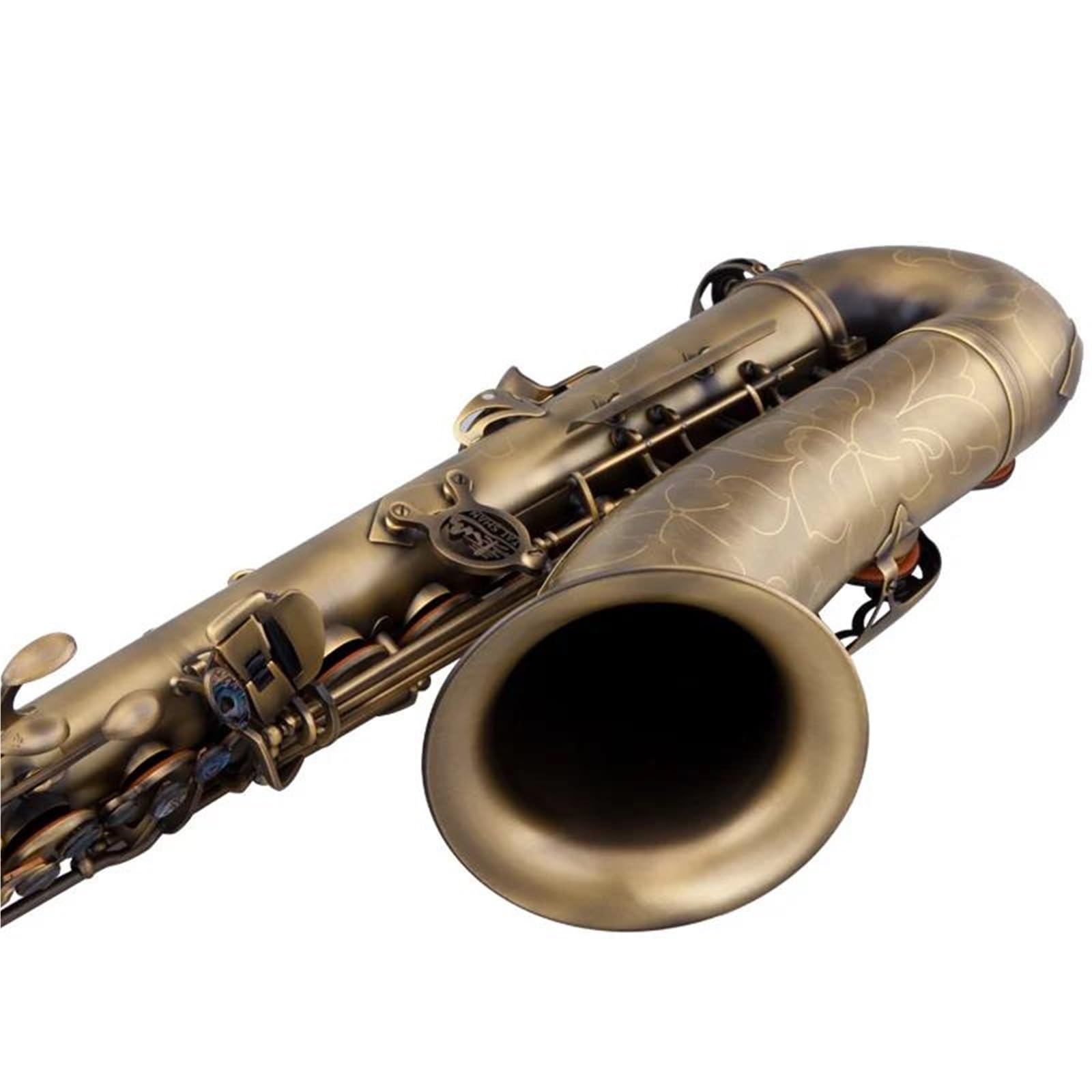 Saksofony Instrumenty Dęte Drewniane Saksofon Tenorowy Matowy Kolor Antycznego Brązu