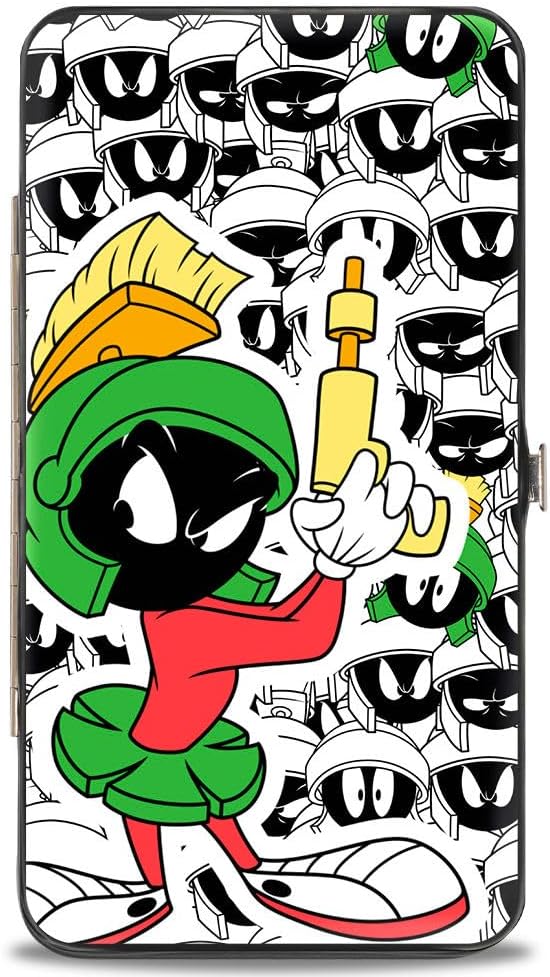 Buckle-Down Women's Hinge Wallet-Marvin The Martian, 7" x 4"