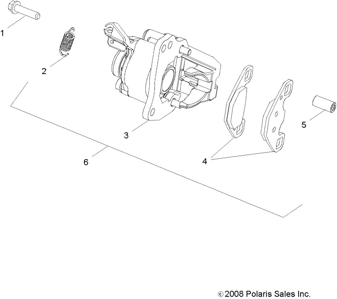 Polaris 0454441 BOLT RZR 200
