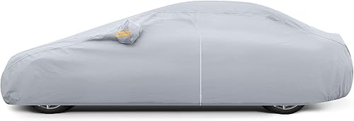 Miniatura 2 de GXT Funda de automóvil resistente al viento y al polvo para exteriores e interiores, 3 capas de tela transpirable resistente con protección UV,