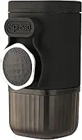 Máquinas de café portáteis, prensas manuais, cafeteiras, viagens domésticas, ao ar livre, pequenas máquinas de café expresso, cápsulas de café expresso ou café moído são adequadas