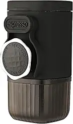 Máquinas de café portáteis, prensas manuais, cafeteiras, viagens domésticas, ao ar livre, pequenas máquinas de café expresso, cápsulas de café expresso ou café moído são adequadas