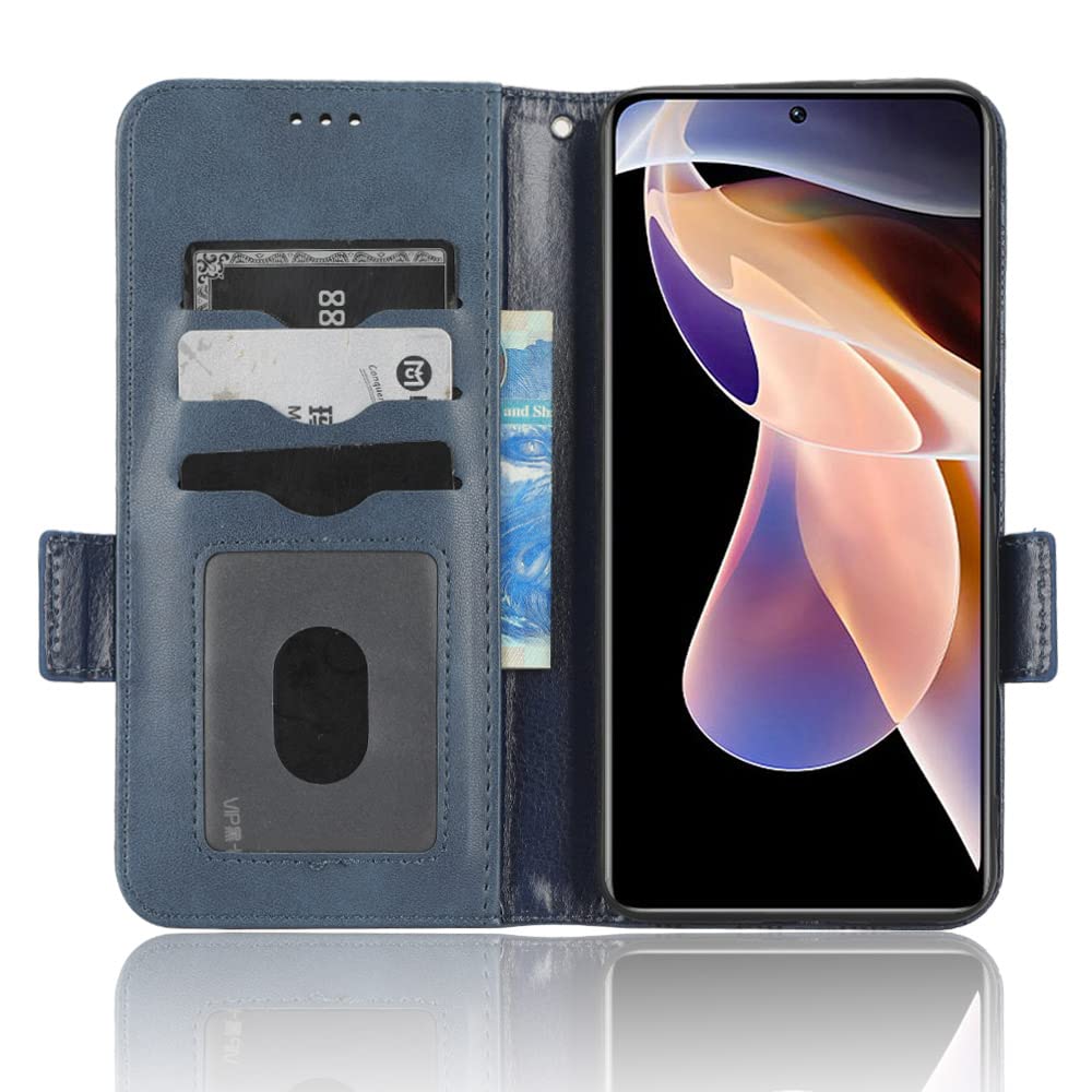 Coque Xiaomi Redmi Note 11 Pro 4G 5G Antichoc en Cuir à Rabat PU