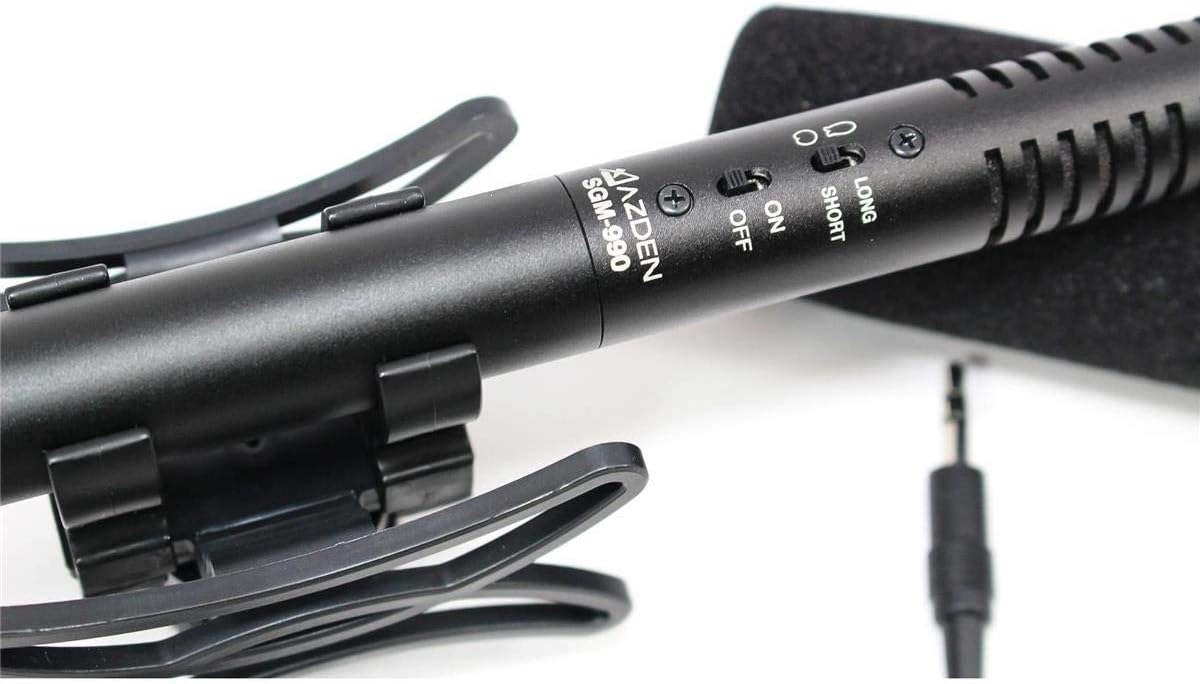 Azden SGM-990+I Supercardioid/Omni Shotgun Microphone with 2-Position Switch