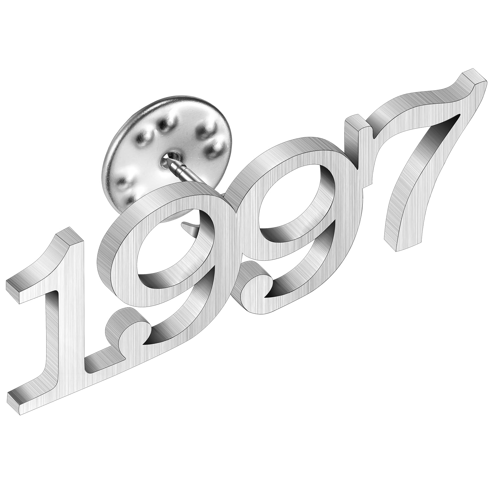 AMITER Birth Year Lapel Pin, 1970-2025 Enamel Brooch Pins Tie Tacks for Men &amp; Women Birthday, Graduation, Anniversary