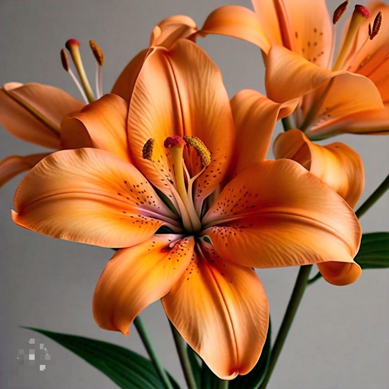 Radha Krishna Agriculture Asiatic Lily red color Imported Holland Verity bulbs for Home and Gardening Pack of 1 bulbs - Image 2 thumbnail