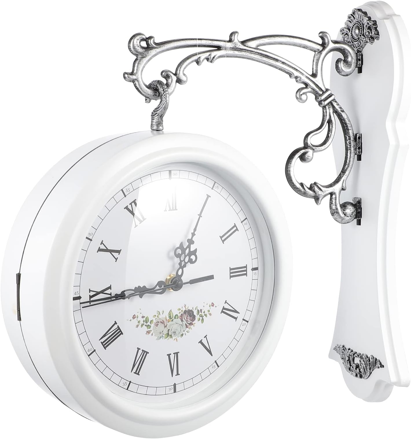 Double Sided Wall Clock Double Sided Hanging Clock Double Sided Rotation Clock