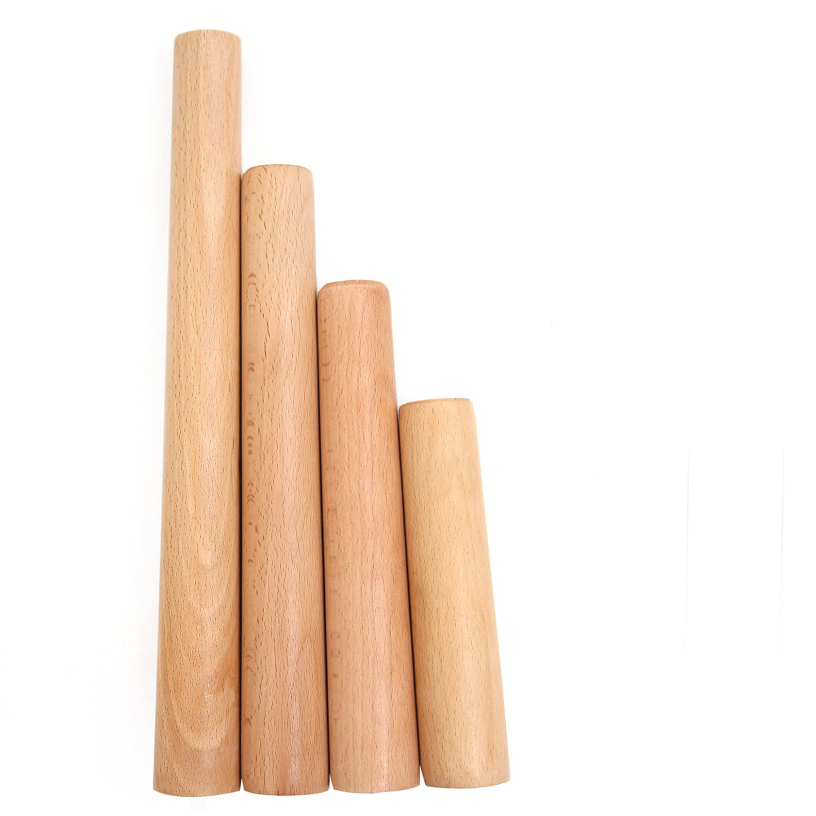 4X Patas De Muebles De Madera Maciza, cónicas Patas de Repuesto de Madera Maciza con Placa de Montaje y Tornillos, para sofá, TV, Armario, Cama, Mesa de Comedor(Size:70cm/27.6in)