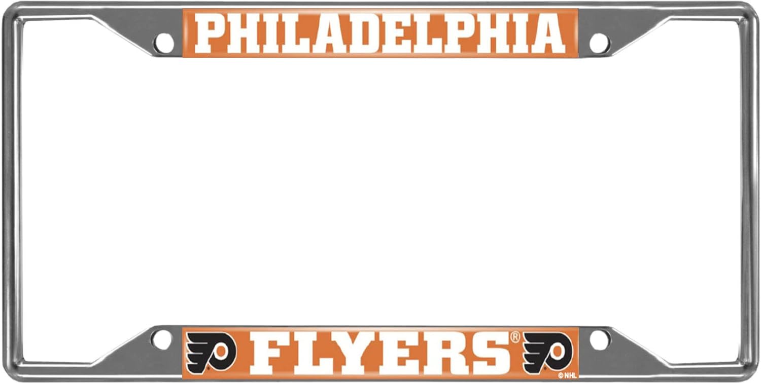FANMATS NHL Chrome Metal License Plate Frame