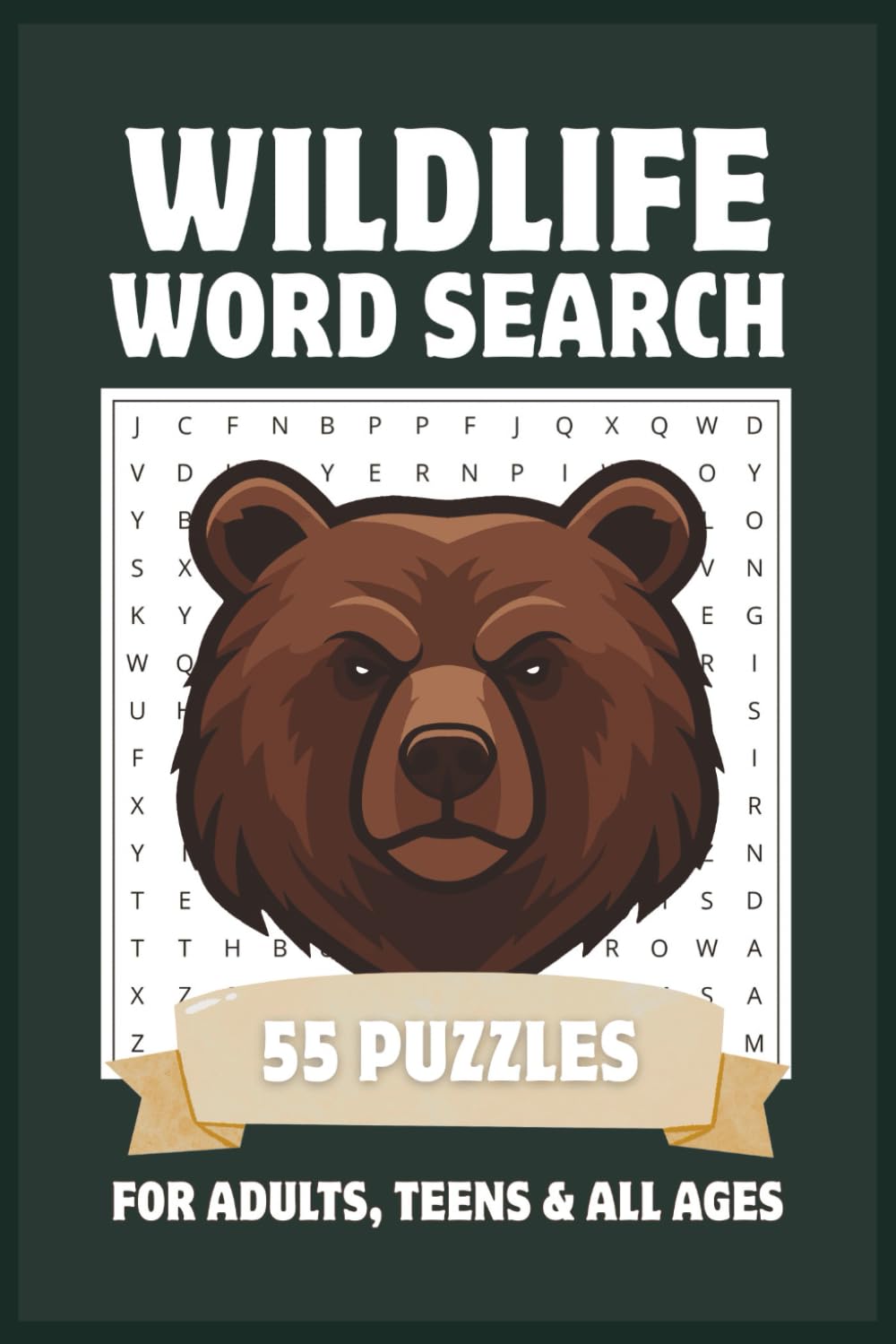 Wildlife Word Search Puzzle Book: Animals, Nature & Wild Creatures | Easy to Read for Adults, Teens & All Ages | 55 Puzzles with Solutions | Gifts for Animal Lovers | 6x9, 110 Pages