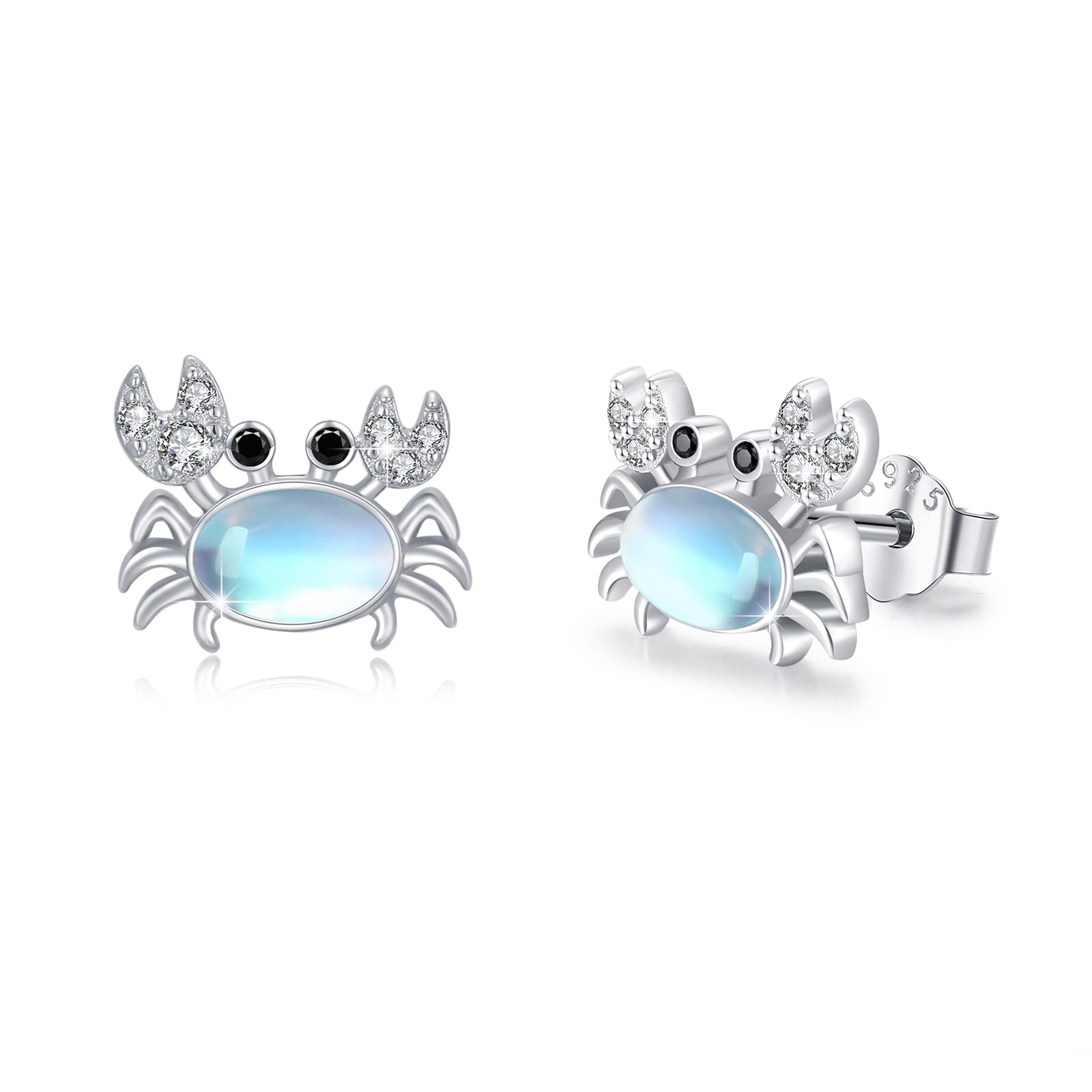 Meerestiere Ohrringe 925 Sterling Silber Wal Octopus Schildkröte Krabben Delphin Orca Wal Ohrstecker Meerestiere Schmuck Geschenke für Frauen