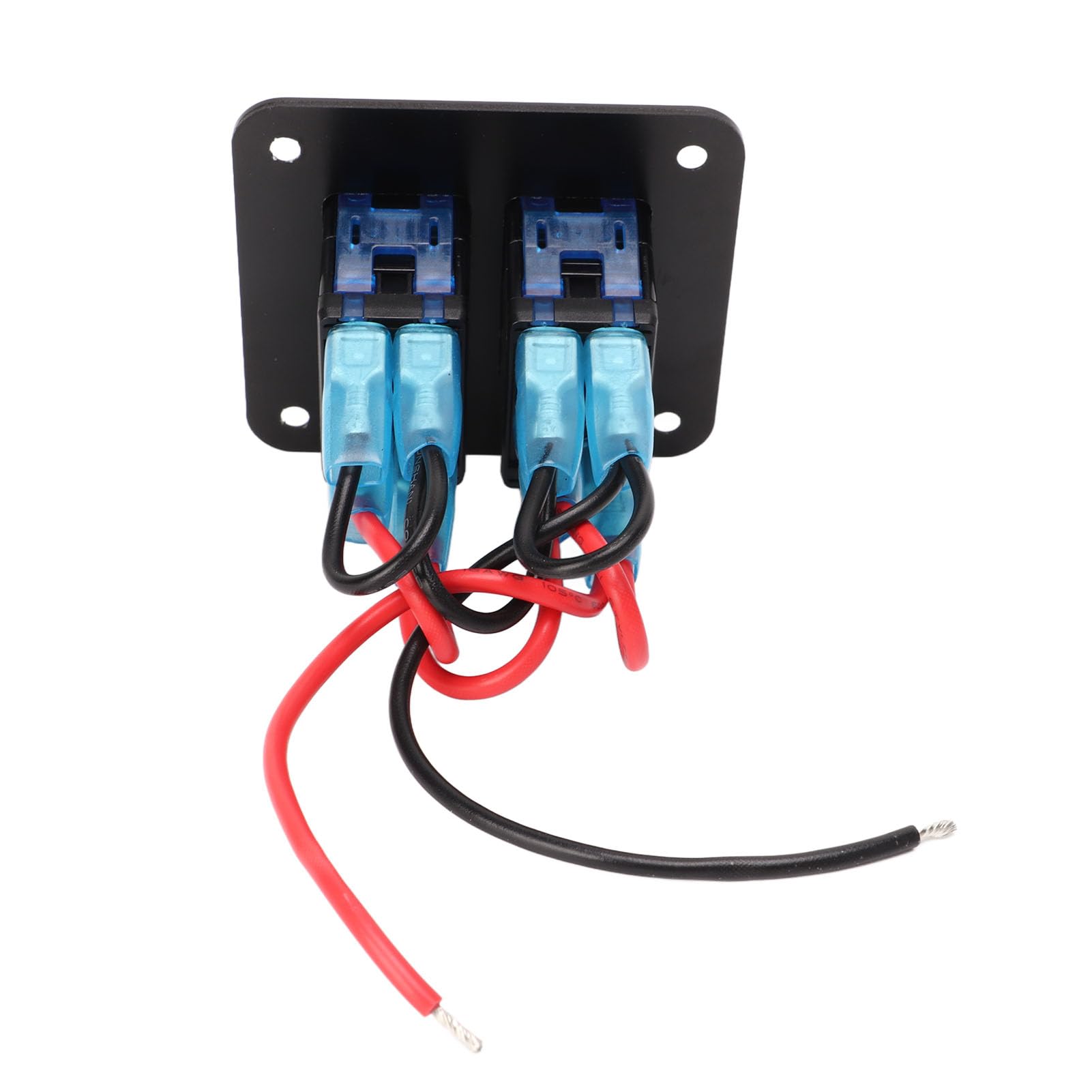 Pannello Interruttori A Bilanciere 4 Bande | Retroilluminato Blu | Precablato | Per Auto, Barca, Camper