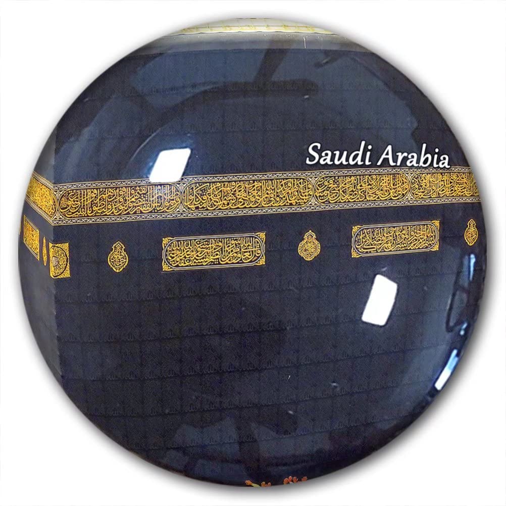 Lywallca Saudi Arabia-3970 Saudi Arabia Fridge Magnet Refrigerator Stickers Decorative Magnet Travel Souvenir Crystal Glass