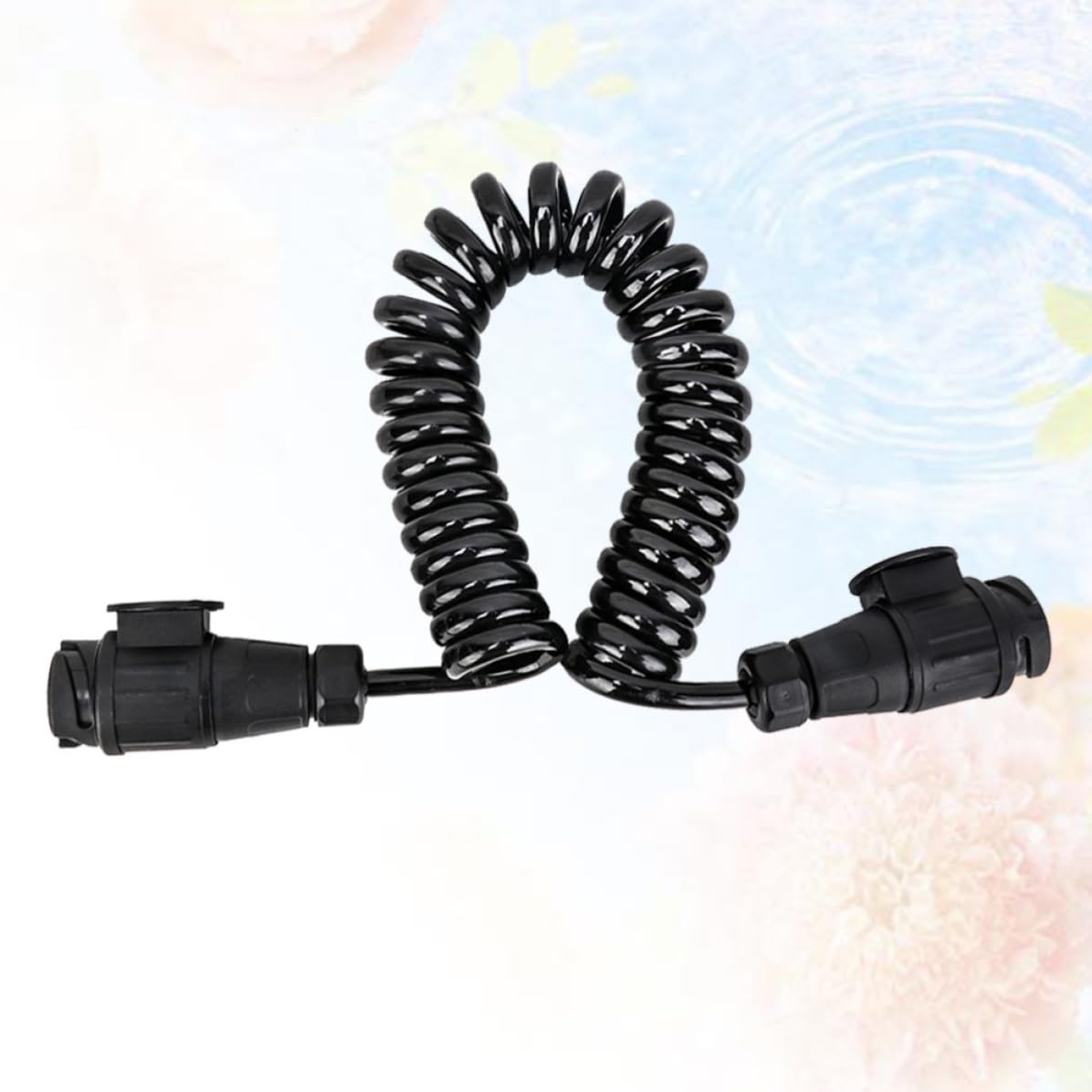 Conector de Remolque de 13 Vías en Plástico Negro para Coche