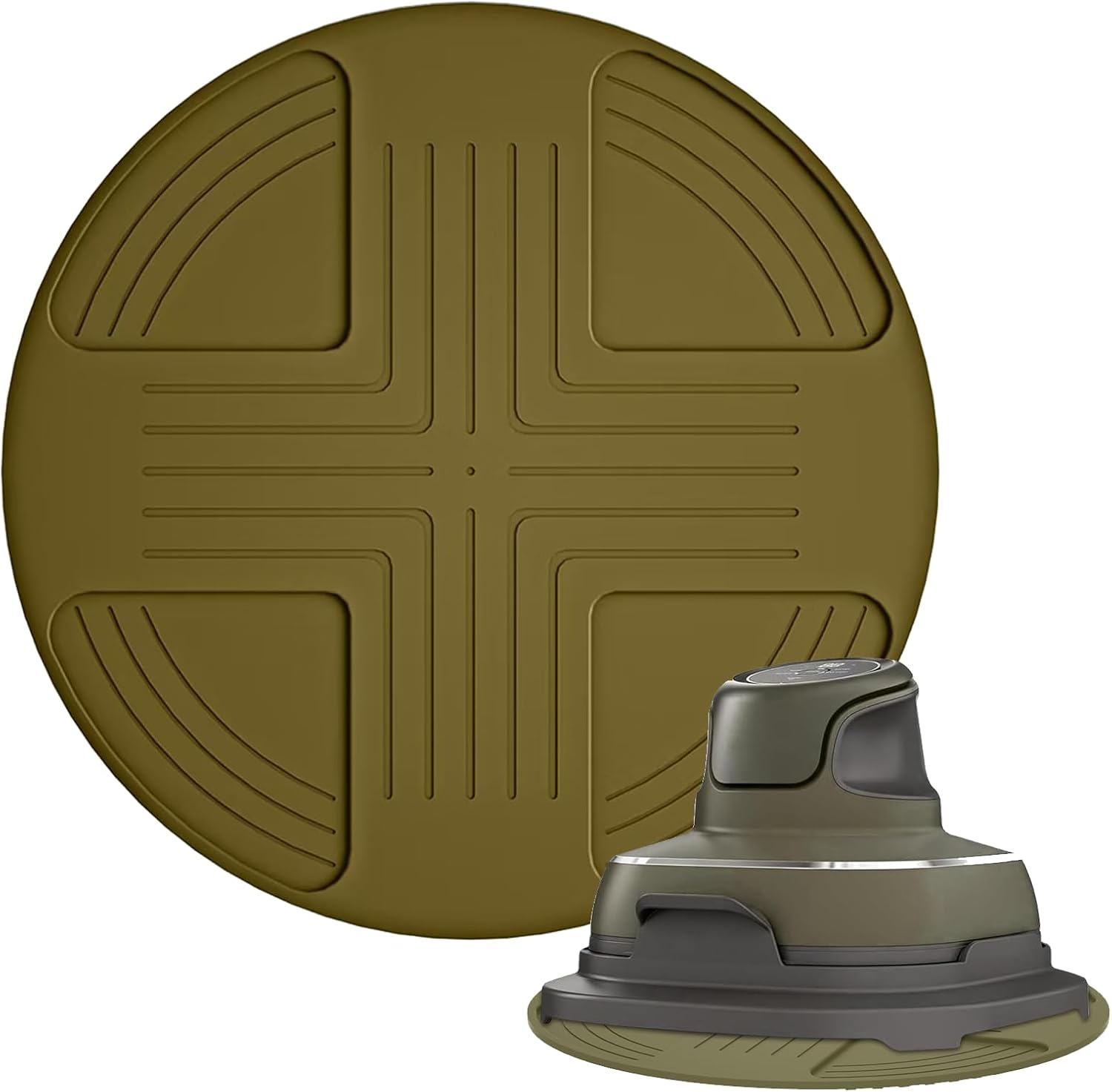 Air Fryer Trivets Silicone for Ninja Crispi, Heat-Resistant Hot Pad for Countertop Protection Heat-Insulating Accessories Compatible with Ninja Crispi FN101 Containers Green Air Fryer Trivets Silicone for Ninja Crispi, Heat-Resistant Hot Pad for Countertop Protection Heat-Insulating Accessories Compatible with Ninja Crispi FN101 Containers Green