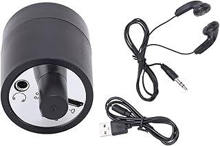 Tissting Audio Listening Wiretap Device, Water Leakage Detection Wall Microphone Audio Ear Listening Device Amplifier Through Wall Voice Tool for Water Gas Leakage Testing