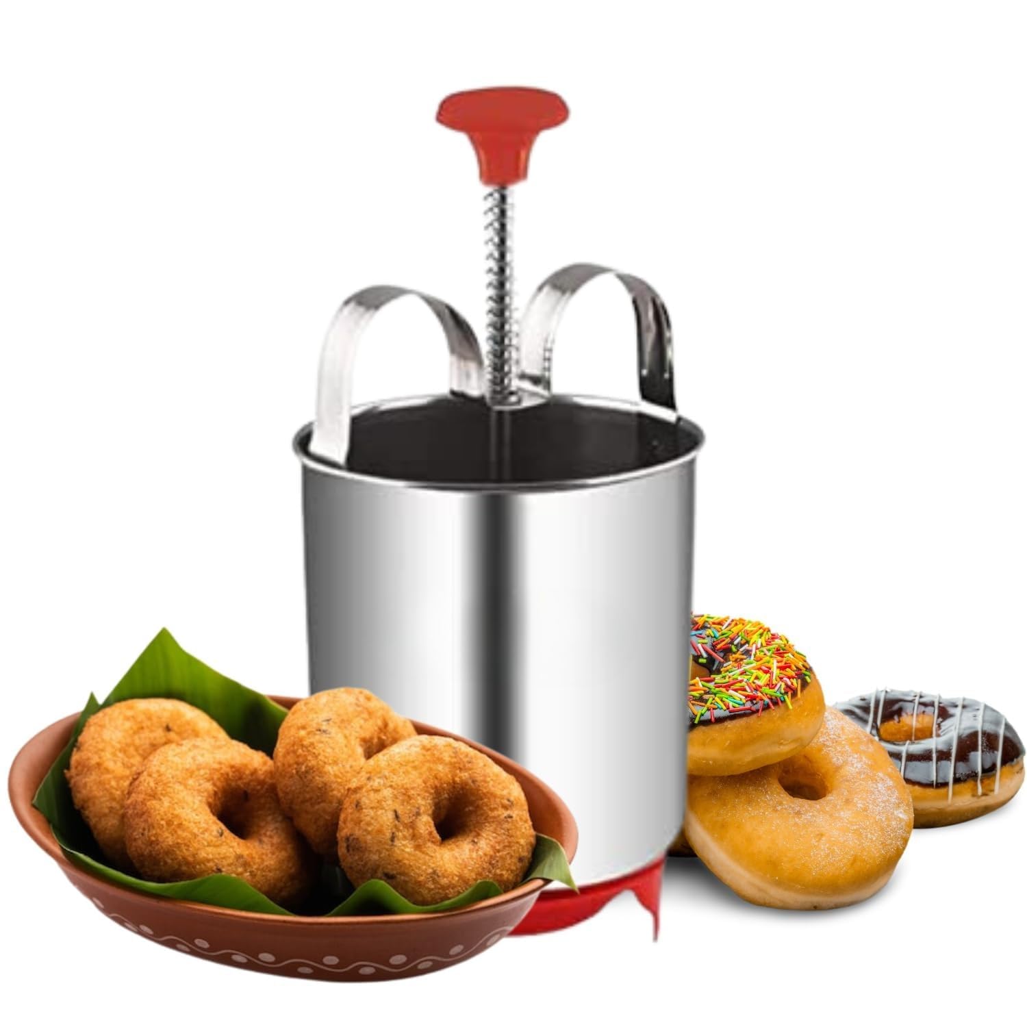 ARCHNIL Medu Vada Maker South Indian Cooking Tool Machine Stainless Steel-image-38