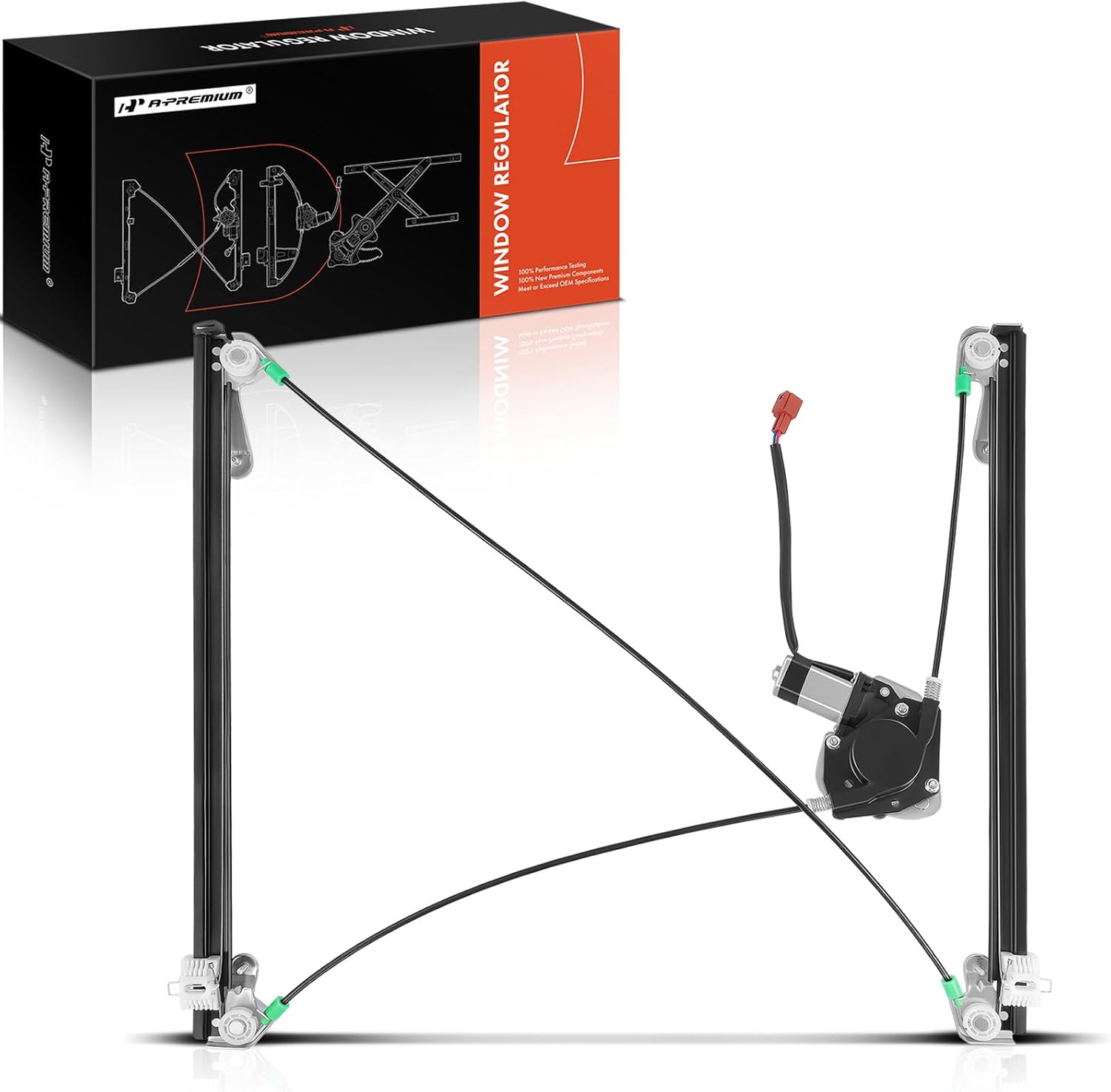 A-Premium Power Window Regulator and Motor Assembly Replacement for Town & Country Dodge Grand Caravan 1996-2000 Front Left Driver Side Front Driver(LH)