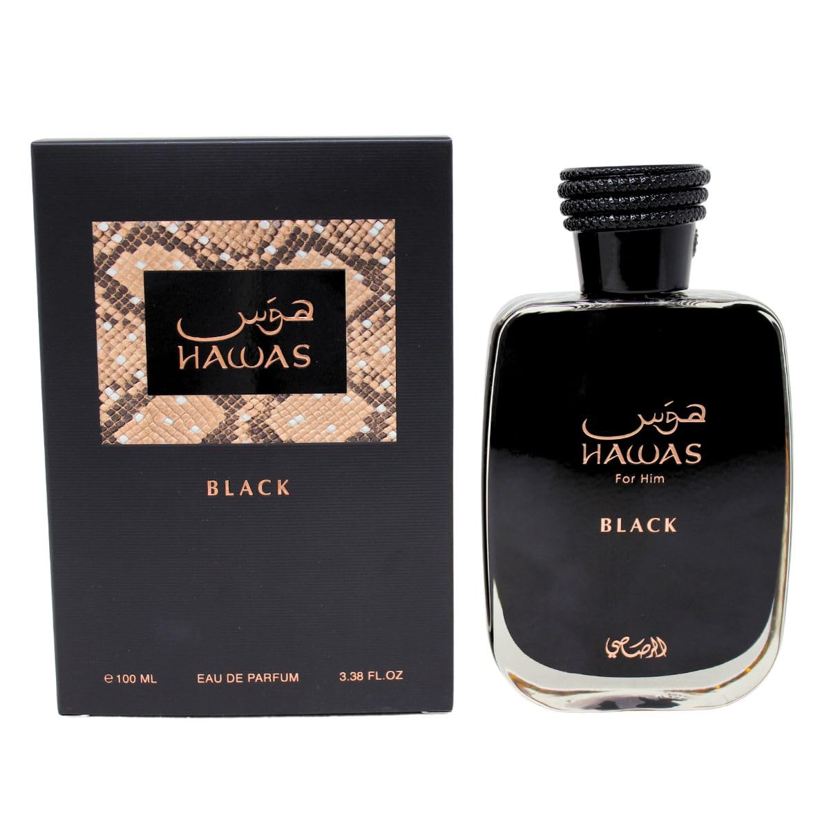 Rasasi Hawas Black Eau De Parfum 100 ml for Men