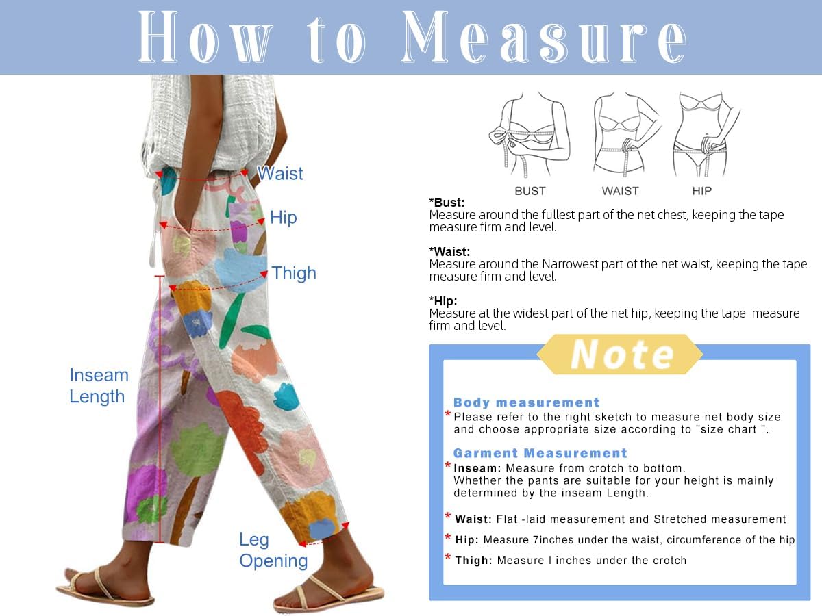 chouyatou Women's Vintage Floral Print High Elastic Waist Wide Leg Capri Beach Palazzo Pants with Pockets - Image 3