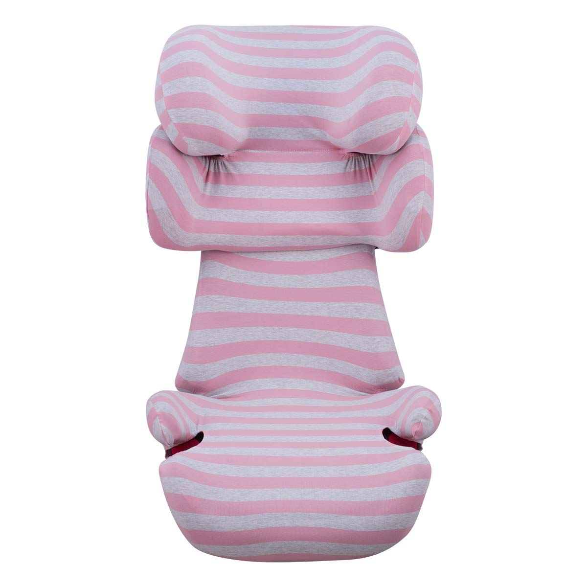 JANABEBE Pokriwiec dla Cybex Solution M, Solution Fix (Pink Island, Solution Fix)