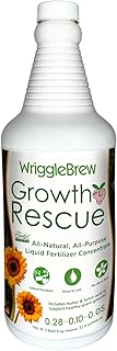 Organic Liquid Fertilizer Concentrate from Worm Castings. Non-toxic, All-Purpose, Plant Food for Gardens, Vegetables, Fruits, Houseplants, Seed Starters, and Ornamentals. (32 Fluid Ounces)