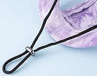 Vista 3 de Sombrero de princesa de ala redonda, visera para mascotas, sombrero poroso de malla para perro con agujeros para las orejas para perros pequeños