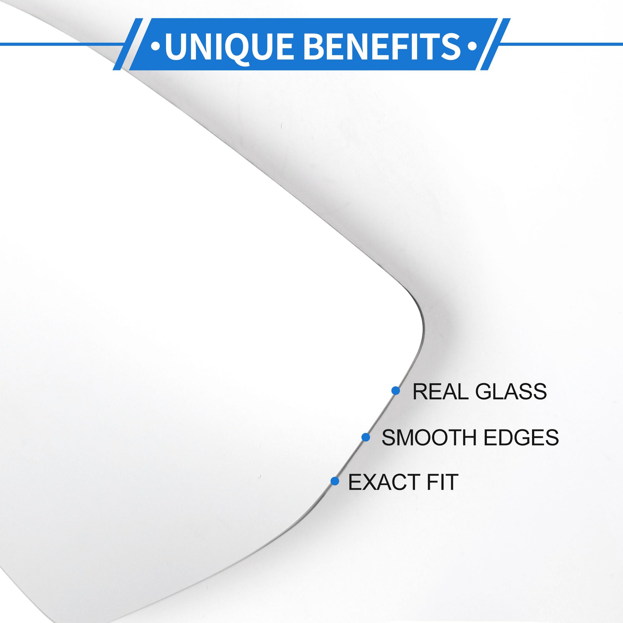 Motoforti Cristal Espejo Retrovisor Calefactable Para Kia Niro 16-21 1pc | Color Blanco, Material Vidrio Y Plástico, Ubicación Lado Izquierdo, Número De Pieza 87611G5030, Incluye Placa De Soporte