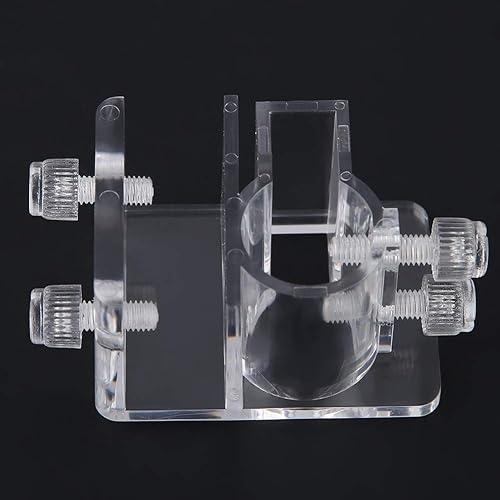 Miniatura 6 de TOPINCN Soporte de tubo de agua de acrílico ajustable de 0.78 pulgadas para acuario, abrazadera de tubo de agua, clip fijo para manguera de pecera,