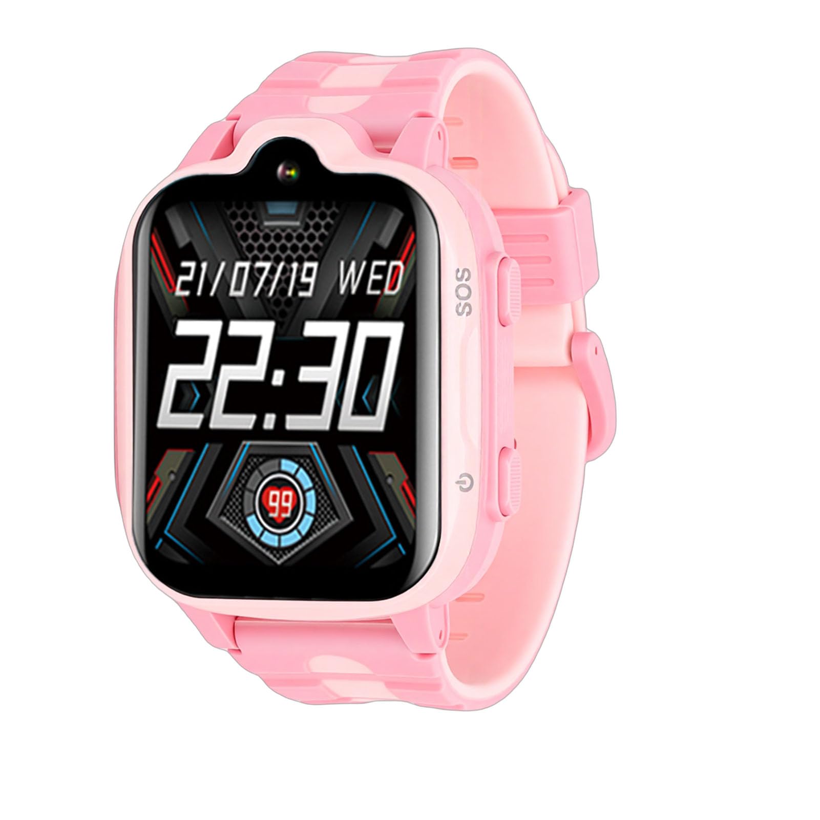 Jectse Montre Intelligente pour Enfants 4G LTE, Appel Vidéo Appel Bidirectionnel SOS LBS Tracker IP67 écran Tactile étanche avec Répertoire de Jeux de Caméra, pour Garçons Filles