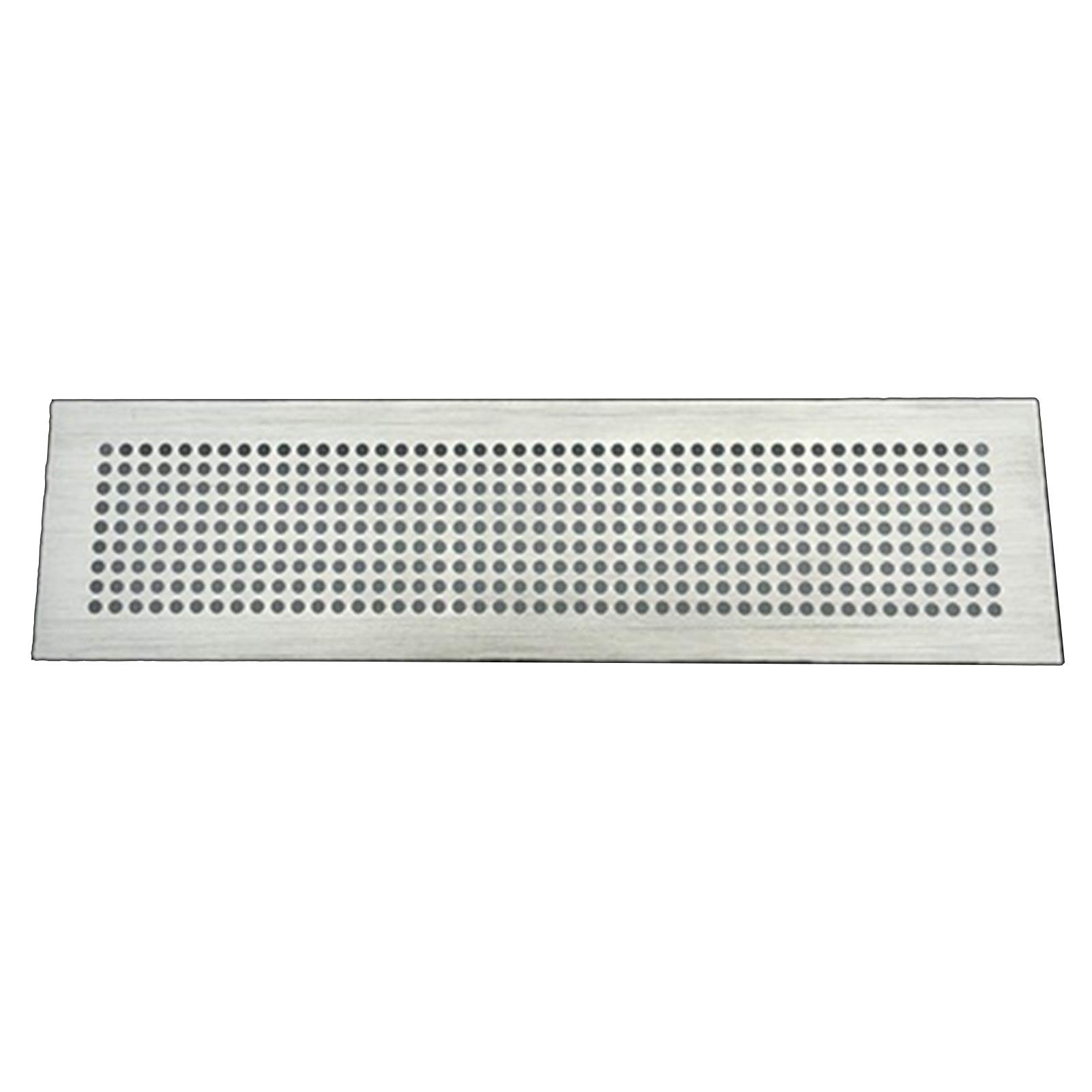 Dhetye Honeycomb Silver Ventilation Grille Air Vents Grille,Ventilation Opening Grille, 80Mm Honeycomb Snow Flower Fancy Rectangle, Gold, Silver(,250Mm)