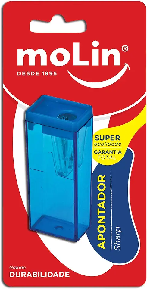 Molin Apontador Sharp com Depósito – Blister com 1 Unidade