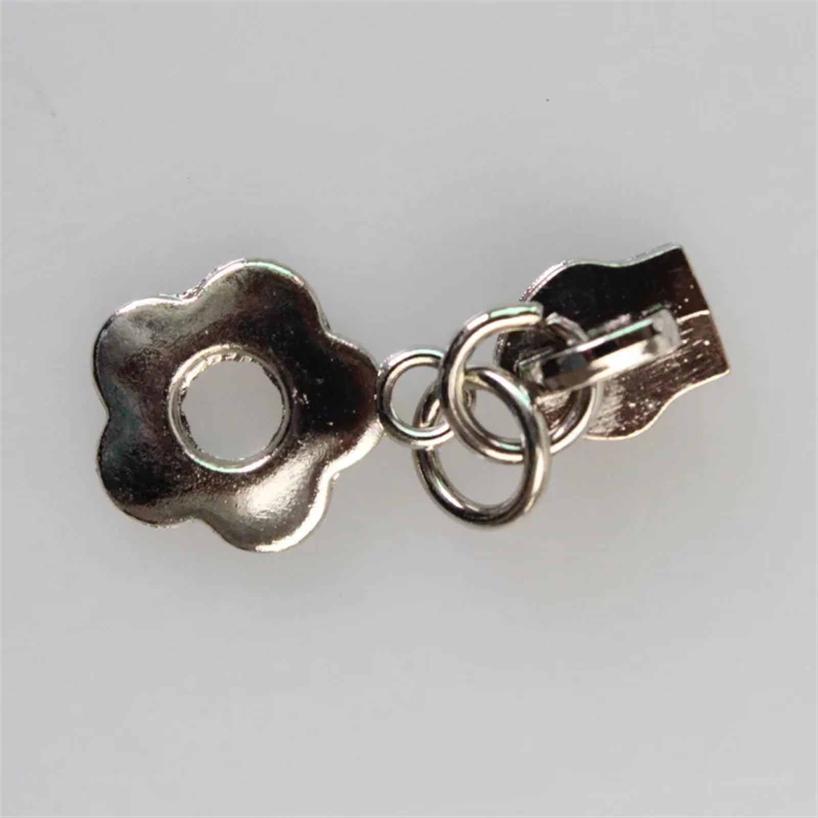 Reißverschlussschieber, 10 Stück, 5#, Überzug, Metall, Blumen-Reißverschlusszieher, Reparatur-Sets, Mantel, Geldbörse, Zubehör for Schneider, Nähwerkzeug, Reißverschlussschieber-Ersatz