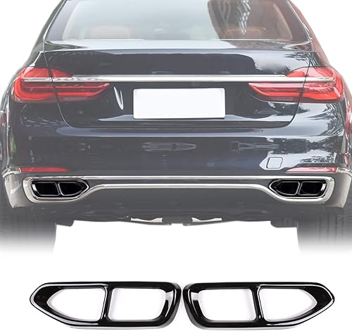 YIWANG 304 Tubería de acero inoxidable para tubo de escape de garganta, 2 piezas para BMW Serie 7 G11 G12 730 740 750li 2016-2019 Auto Accesorios disponible en Yaxa Colombia